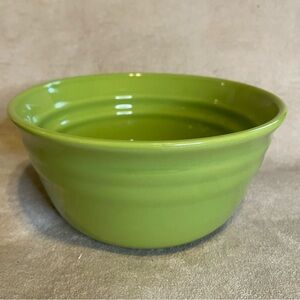 Rachael Ray Apple Green Double Ridge Coupe Cereal Bowl - Discontinued Piece